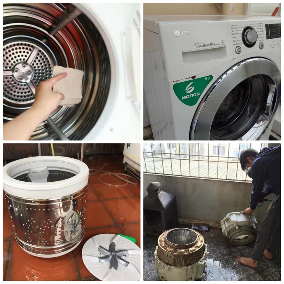 6 bước vệ sinh máy giặt cửa trước đơn giản ngay tại nhà