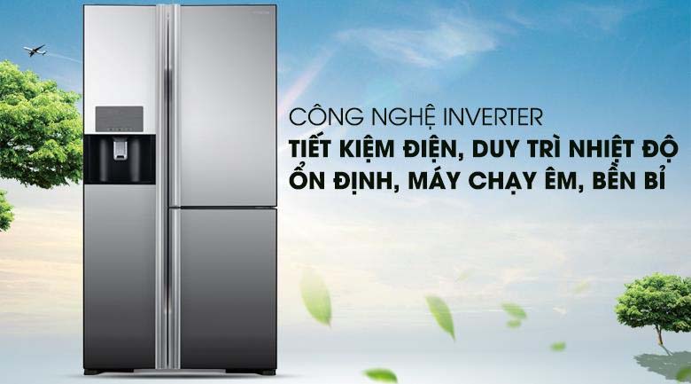 Tủ lạnh Hitachi Inverter 584 lít (R-FM800GPGV2X-MIR)