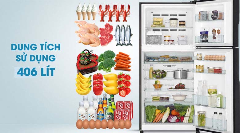 Tủ lạnh Hitachi Inverter 406 lít (R-FG510PGV8_GBW)