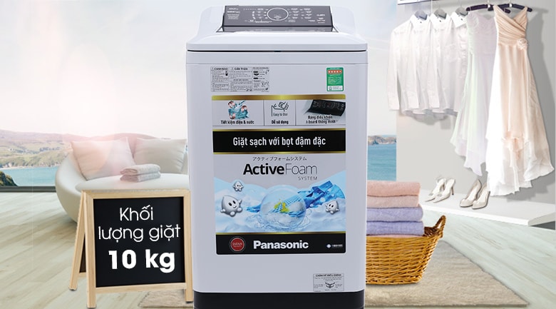 Máy giặt Panasonic 10Kg (NA-F100A4HRV) Lồng Đứng