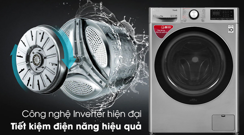 Máy giặt LG Inverter 9 kg (FV1409S2V) chất lượng tốt