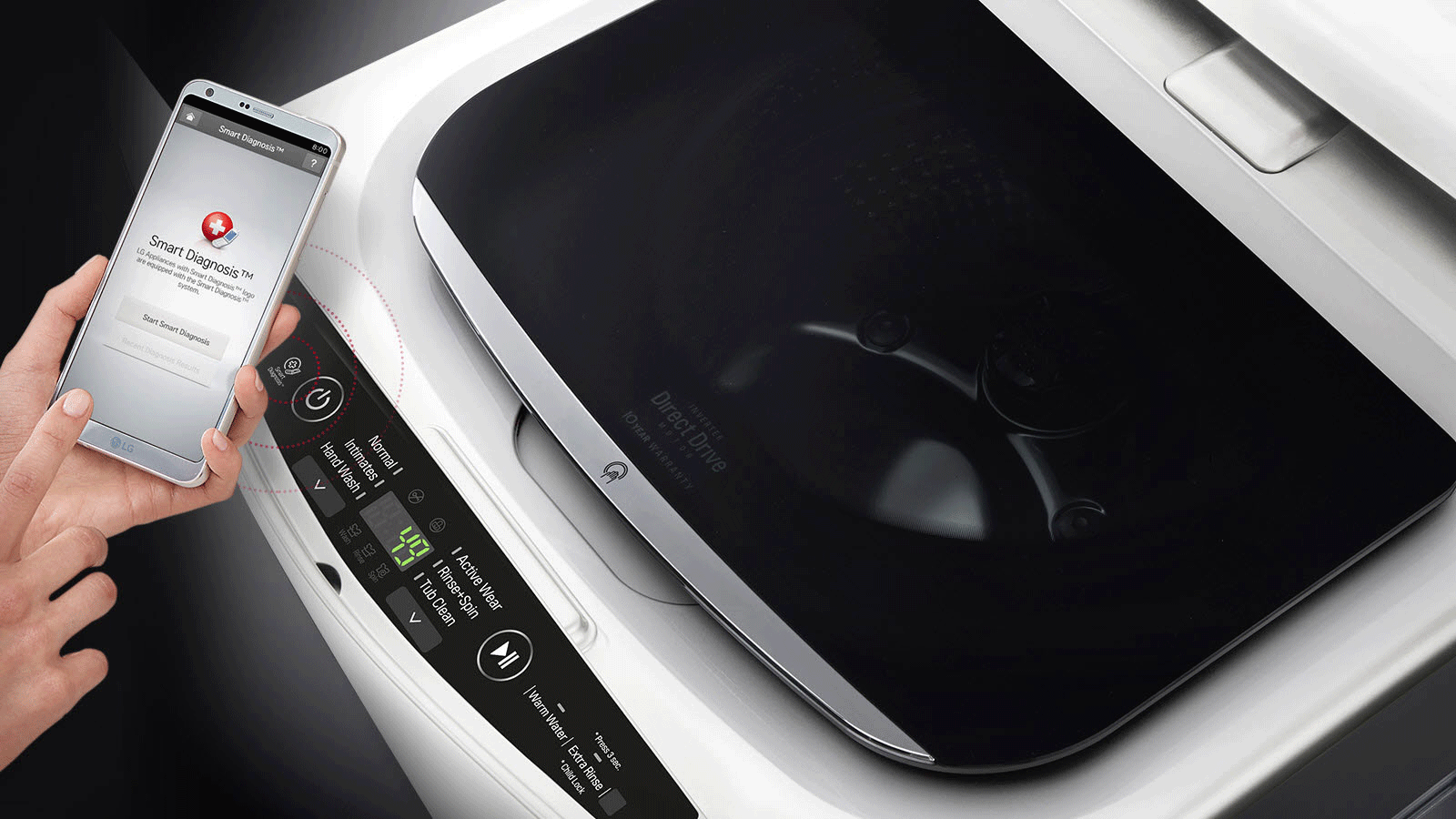 Máy giặt LG Inverter 2 kg TG2402NTWW giá tốt