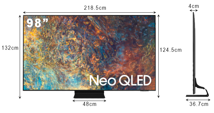 1. Tổng quan về các mẫu Tivi Samsung 98 Inch