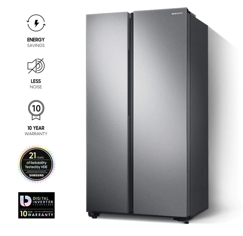 Tủ lạnh Samsung Side by Side 680L (RS62R5001B4/SV) chính hãng