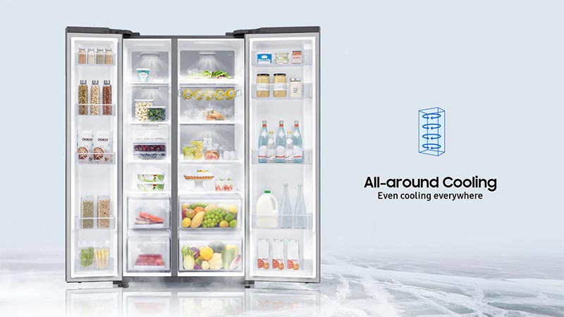 Tủ lạnh Samsung Side by Side 680L (RS62R5001B4/SV) giá tốt