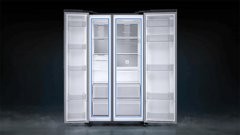 Tủ lạnh Samsung Side by Side 660L (RS64R5301B4/SV)