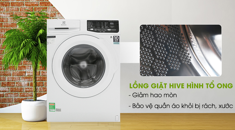 Máy giặt Electrolux 8kg (EWF8025EQWA) Lồng Ngang