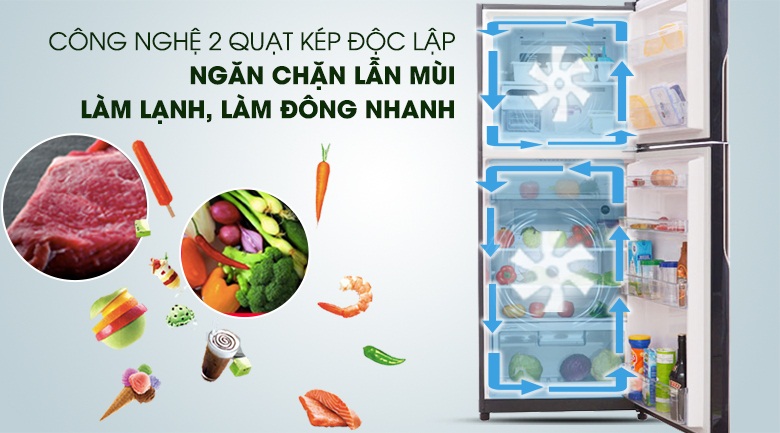 Tủ lạnh Hitachi Inverter 339 Lít (R-FG450PGV8 GBW)