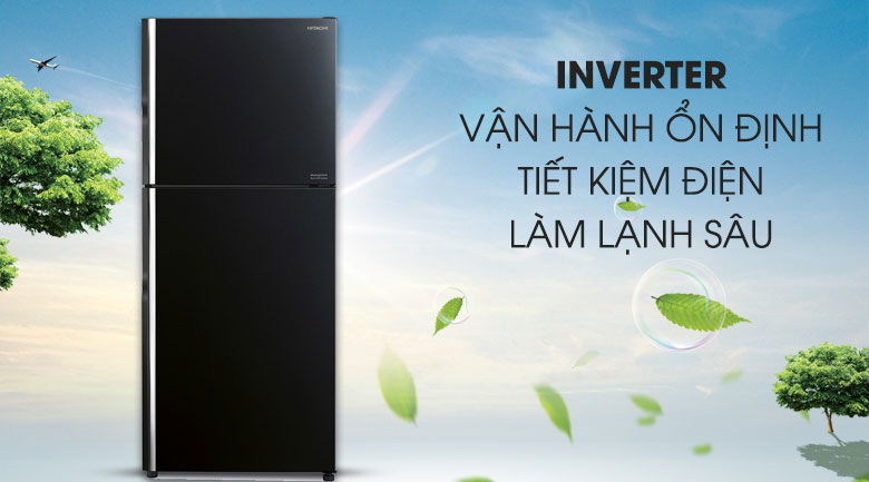 Tủ lạnh Hitachi Inverter 406 Lít (R-FG510PGV8 GBK)