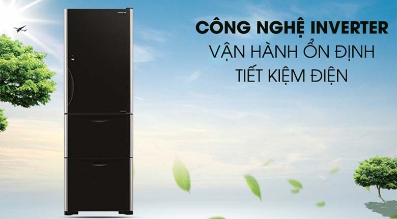 Tủ lạnh Hitachi Inverter 375 Lít (R-FSG38PGV9X GBK)