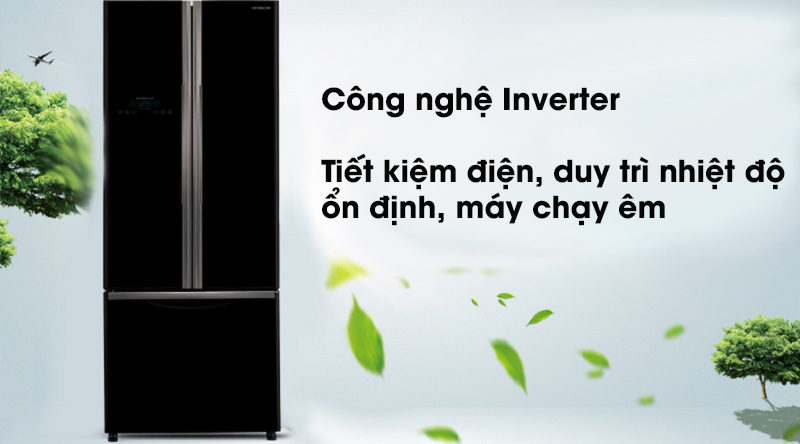 Tủ lạnh Hitachi Inverter 405 Lít (R-FWB475PGV2 GBK)