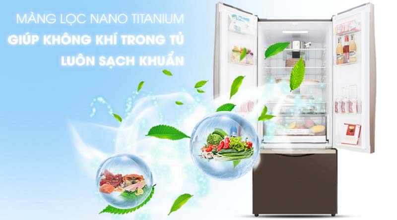 Tủ lạnh Hitachi Inverter 405 Lít (R-FWB475PGV2 GBK)