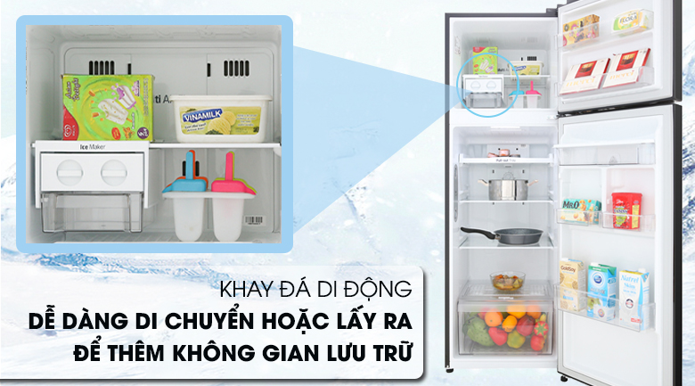 Tủ lạnh LG Inverter 255 Lít (GN-M255BL)