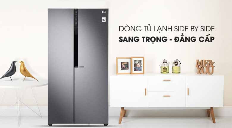 Tủ lạnh LG Inverter 613 Lít (GR-B247JDS)