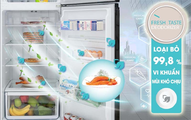 Tủ lạnh Electrolux Inverter 318 lít (ETB3400H-A)
